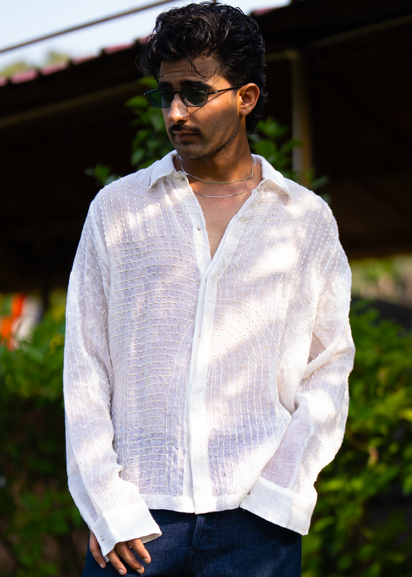 RIVERIA HAZE LINEN SHIRT