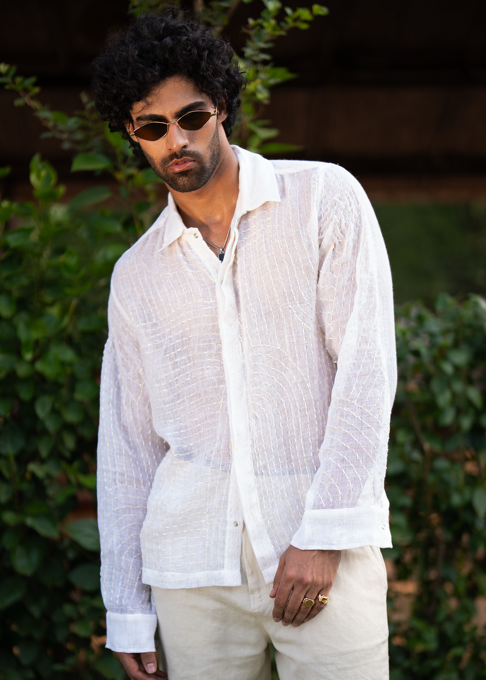 RIVERIA HAZE LINEN SHIRT