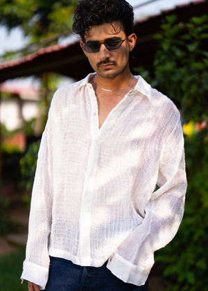 RIVERIA HAZE LINEN SHIRT