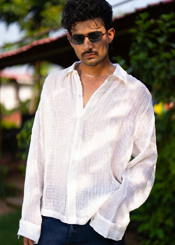 RIVERIA HAZE LINEN SHIRT