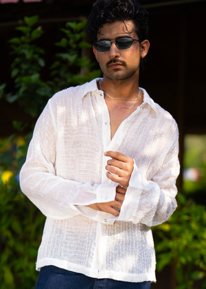 RIVERIA HAZE LINEN SHIRT