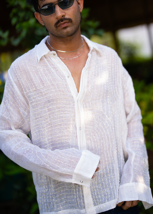 RIVERIA HAZE LINEN SHIRT