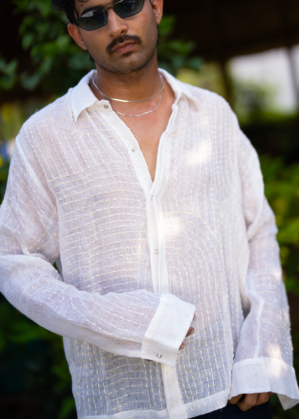 RIVERIA HAZE LINEN SHIRT